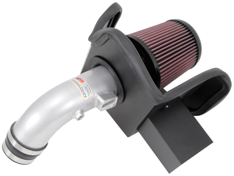 K&N 69 Series Typhoon Performance Intake Kit - Silver for 13-14 Nissan Altima 2.5L L4 - Blais Performance Parts