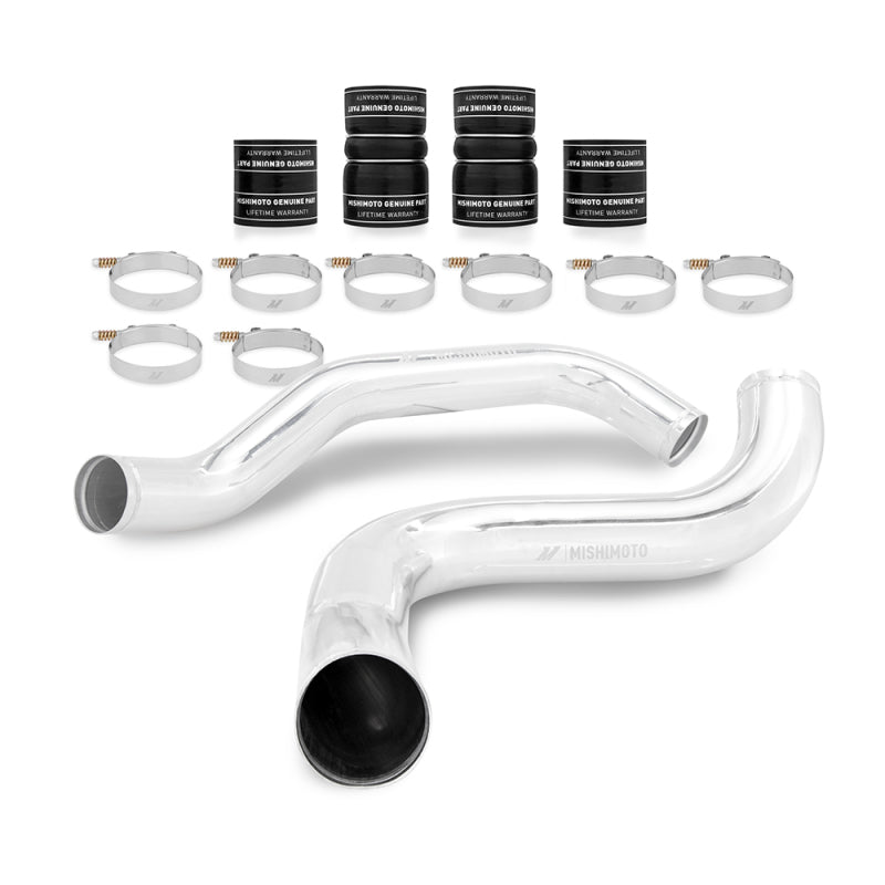 Mishimoto 99-03 Ford 7.3L Powerstroke PSD Intercooler Pipe/Boot Kit - Polished - Blais Performance Parts