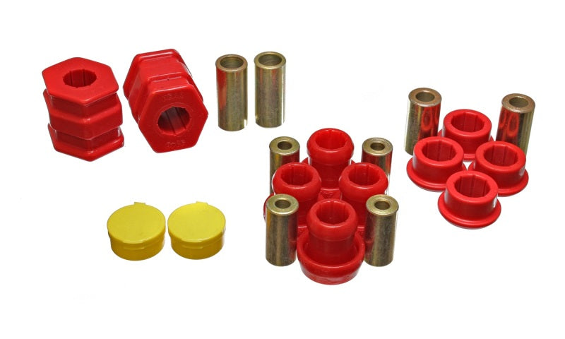 Energy Suspension 99-00 Honda Civic Si Red Front Control Arm Bushing Set - Blais Performance Parts