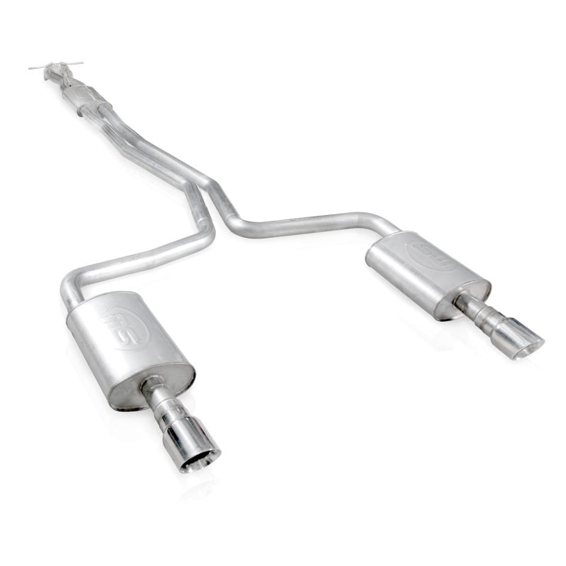 Stainless Works 2010-18 Ford Taurus SHO V6 2-1/2in Catback Chambered Mufflers X-Pipe - Blais Performance Parts