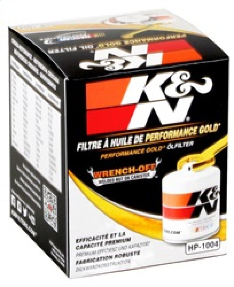 K&N Universal Performance Gold Oil Filter - Blais Performance Parts