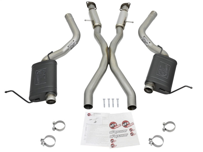 aFe MACHForce XP 12-17 Jeep Grand Cherokee WK2 SRT8 V8-6.4L 304SS Cat-Back Exhaust System - Blais Performance Parts