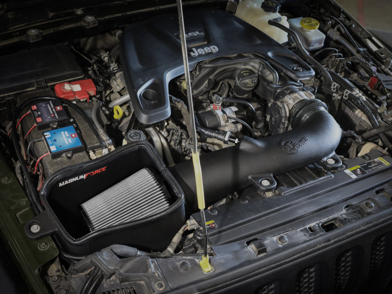 aFe Magnum FORCE Stage-2 Pro Dry S Cold Air Intake System Jeep Wrangler (JL) 18-23 V6-3.6L - Blais Performance Parts