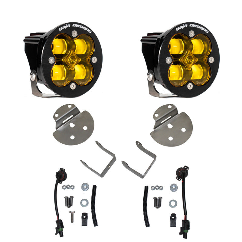 Baja Designs 15-19 Canyon/Colorado Fog Light & Fog Pocket Kit - Amber - Blais Performance Parts