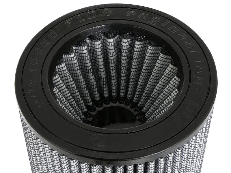 aFe MagnumFLOW Pro DRY S Universal Air Filter 4in F x 6in B (mt2) x 5.5in T (Inv) x 7.5in H - Blais Performance Parts