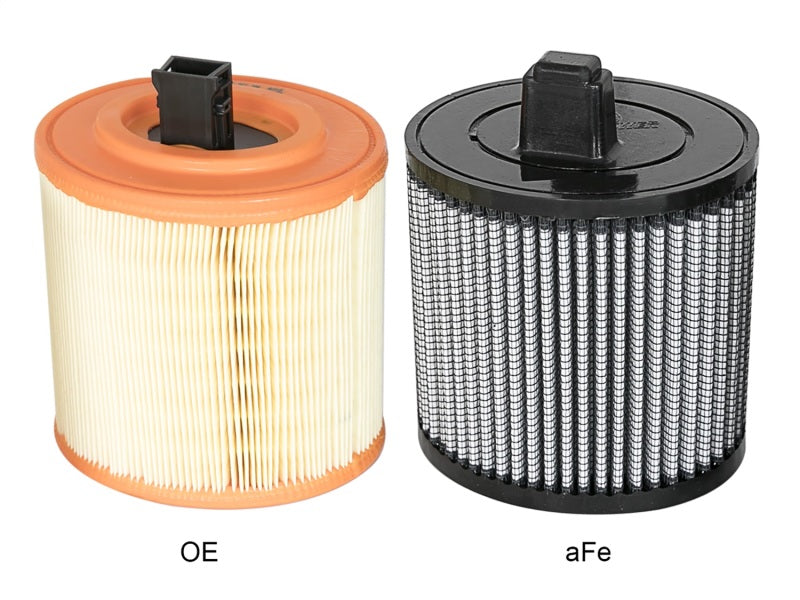 aFe MagnumFLOW Air Filters OER Pro Dry S A/F 16-17 Cadillac ATS-V V6-3.6L (tt) - Blais Performance Parts