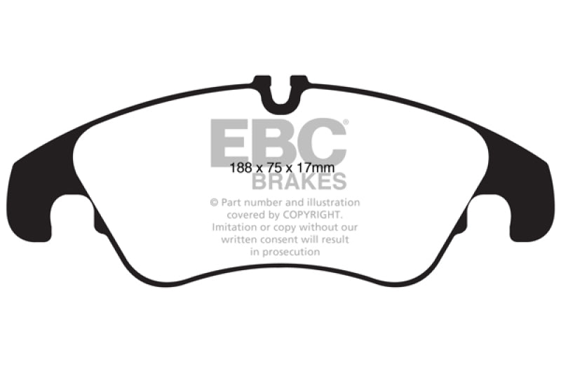 EBC 11 Audi A6 2.0 Turbo Yellowstuff Front Brake Pads - Blais Performance Parts