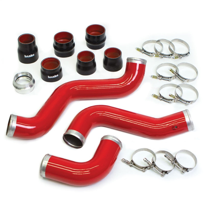 Banks Power 17-19 Chevy/GMC 2500HD/3500HD Diesel 6.6L Boost Tube Upgrade Kit - Red - Blais Performance Parts