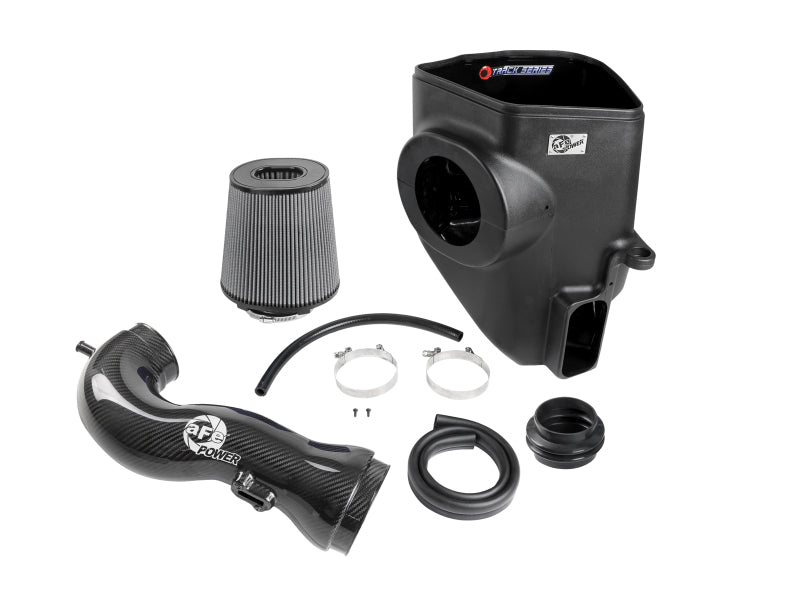 aFe 19-21 GM Trucks 5.3L/6.2L Track Series Carbon Fiber Cold Air Intake System W/ Pro Dry S Filters - Blais Performance Parts