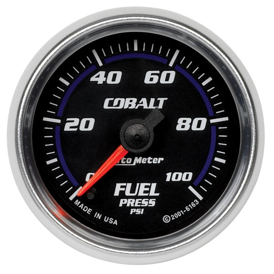 Autometer Cobalt 52mm 100 PSI Electronic Fuel Pressure Gauge - Blais Performance Parts