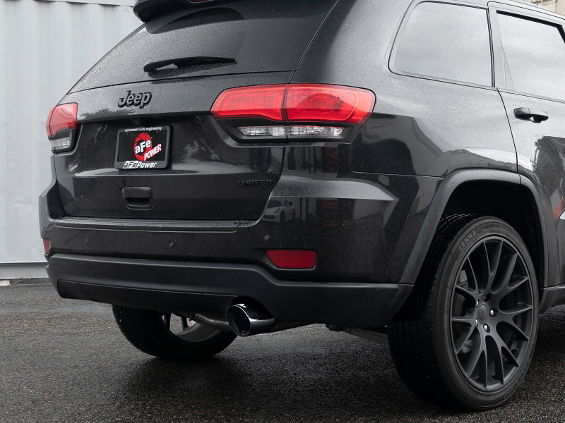 aFe Large Bore HD 3in 304 SS Cat-Back Exhaust w/ Black Tips 14-19 Jeep Grand Cherokee (WK2) V6-3.6L - Blais Performance Parts