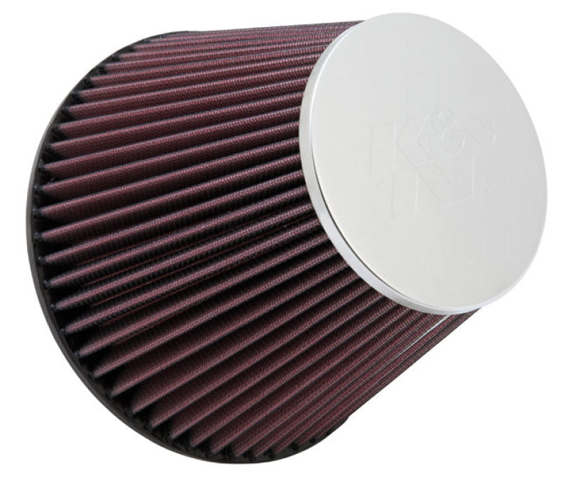 K&N Round Tapered Universal Air Filter 6in Flange ID x 7.5in Base OD x 4.5in Top OD x 6in H - Blais Performance Parts