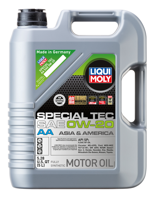 LIQUI MOLY 5L Special Tec AA Motor Oil SAE 0W20 - Blais Performance Parts