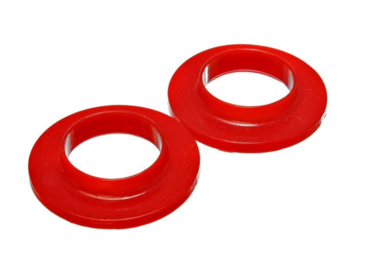 Energy Suspension Universal 2 1/8in ID 3 3/4in OD 3/4in H Red Coil Spring Isolators (2 per set) - Blais Performance Parts