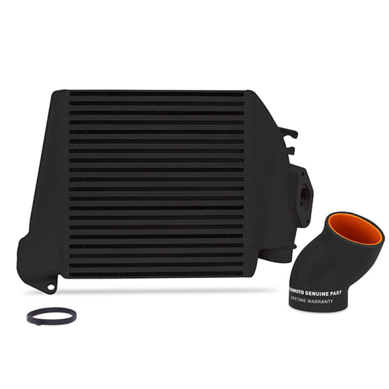 Mishimoto 08-14 Subaru WRX Top-Mount Intercooler Kit - Powder Coated Black & Black Hoses - Blais Performance Parts