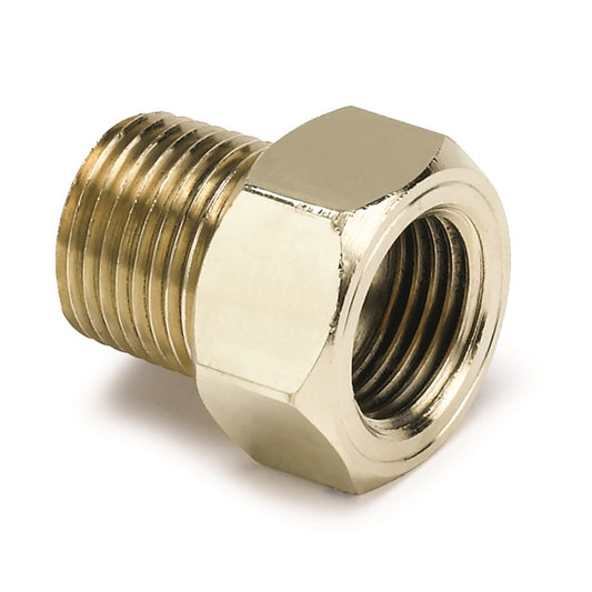 Autometer 3/8in Brass NPT Mechanical Temp Adapter - Blais Performance Parts