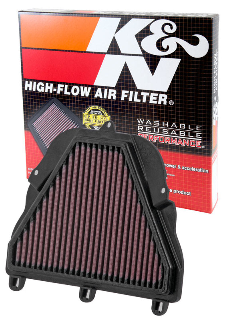 K&N 06-12 Triumph Daytona 675/675 SE/675R/Street Triple/Street Triple R Replacement Air Filter - Blais Performance Parts