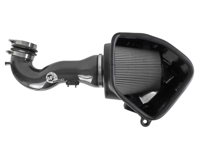 aFe 19-21 GM Trucks 5.3L/6.2L Track Series Carbon Fiber Cold Air Intake System W/ Pro Dry S Filters - Blais Performance Parts