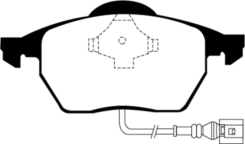 EBC 99-06 Audi TT 1.8 Turbo Yellowstuff Front Brake Pads - Blais Performance Parts