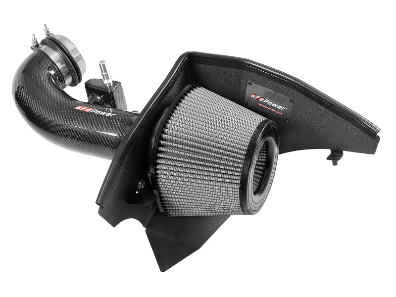 aFe 19-21 GM Trucks 5.3L/6.2L Track Series Carbon Fiber Cold Air Intake System W/ Pro Dry S Filters - Blais Performance Parts