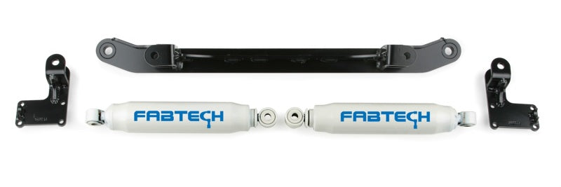 Fabtech 07-14 GM C/K1500 2WD/4WD Dual Steering Stabilizer System w/Perf. Shocks - Blais Performance Parts