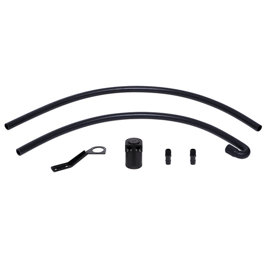 Mishimoto 07-10 BMW N54 Baffled Oil Catch Can Kit - Black (CCV Side) - Blais Performance Parts