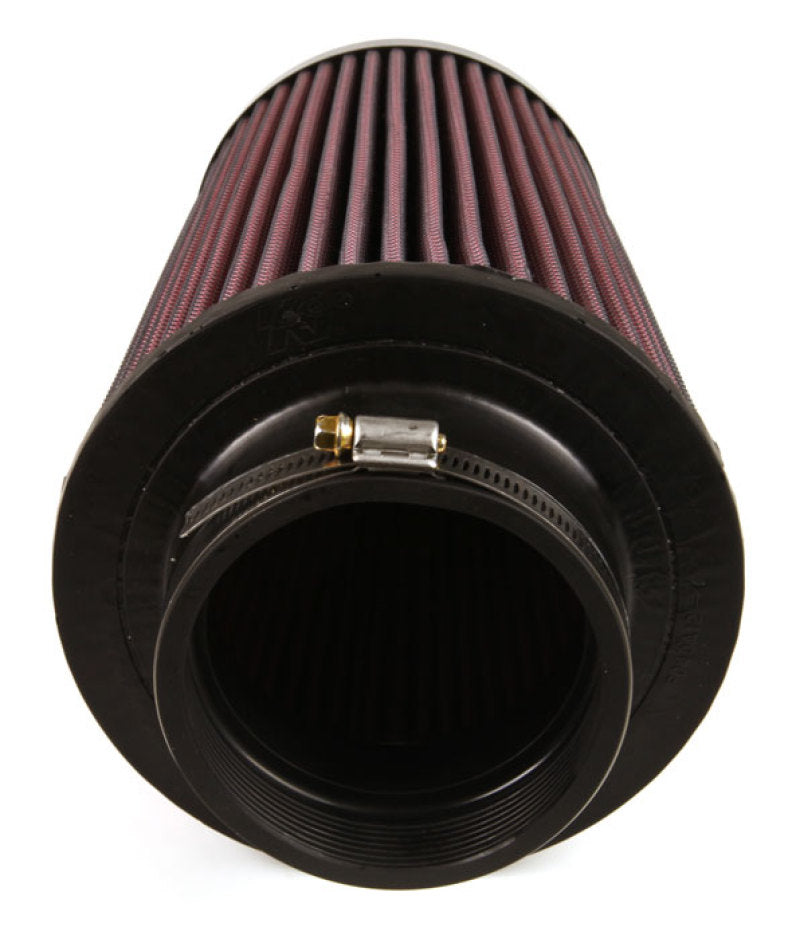 K&N Universal Filter Round Tapered 4in FlangeID / 6.625in Base OD / 5.25in Top OD / 9.5in Height - Blais Performance Parts