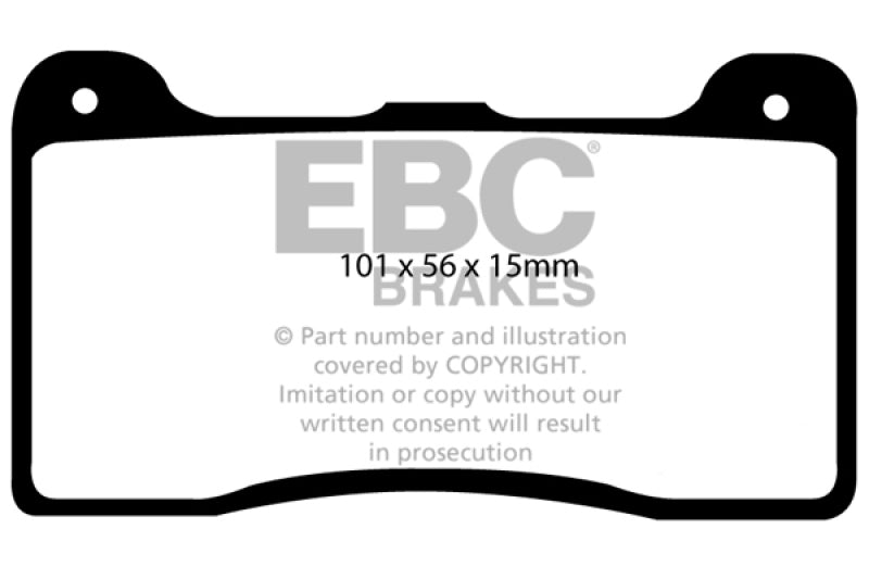 EBC Brakes Yellowstuff Performance Brake Pads - Blais Performance Parts