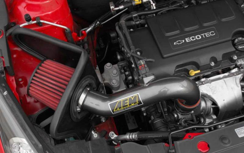 AEM 2011-2014 Chevrolet Cruze 1.4L - Cold Air Intake System - Gunmetal Gray - Blais Performance Parts