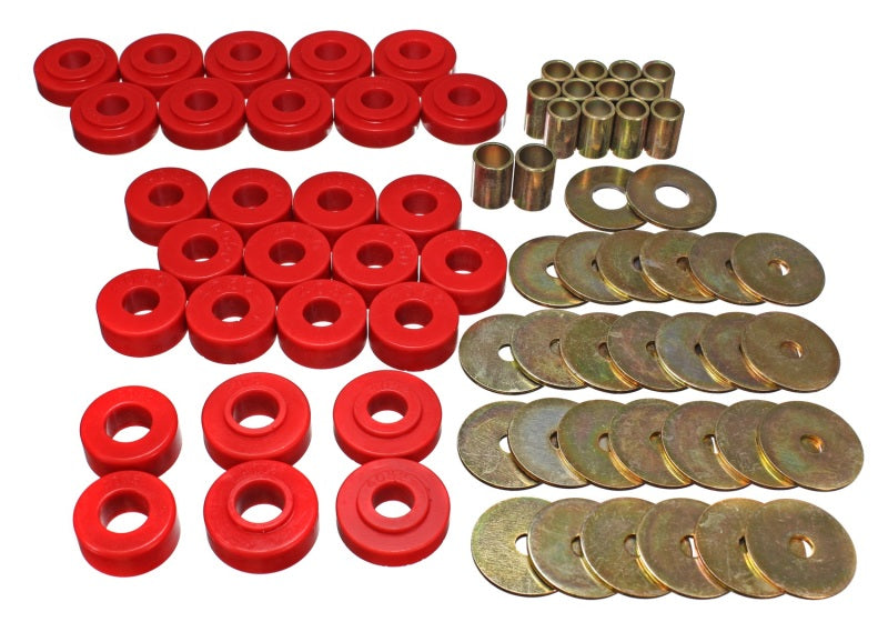 Energy Suspension 65-67 Chevy Malibu/Chevelle/El Camino/Monte Carlo Body Mount Set - Blais Performance Parts