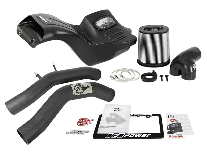 aFe Momentum XP Pro DRY S Cold Air Intake System w/ Black Aluminum Intake Tubes - Blais Performance Parts