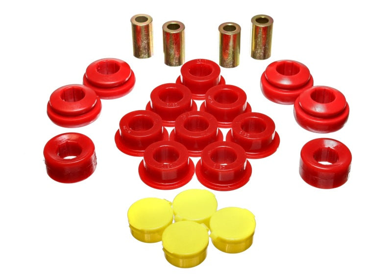 Energy Suspension 02-04 Acura RSX (includes Type S) Red Rear Control Arm Bushing Set - Blais Performance Parts