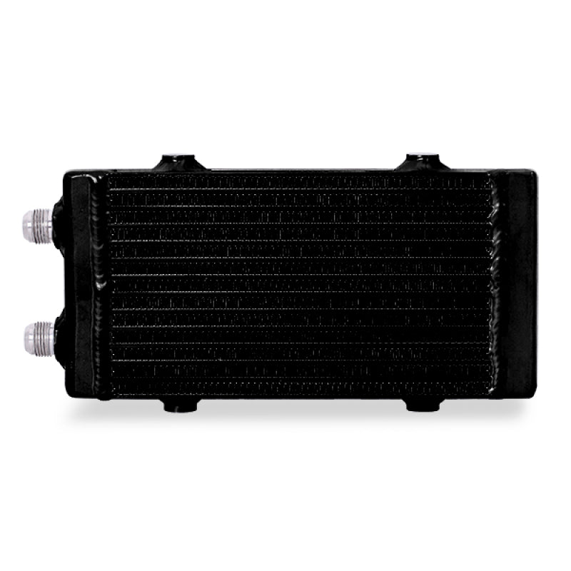 Mishimoto Universal Small Bar and Plate Dual Pass Black Oil Cooler - Blais Performance Parts