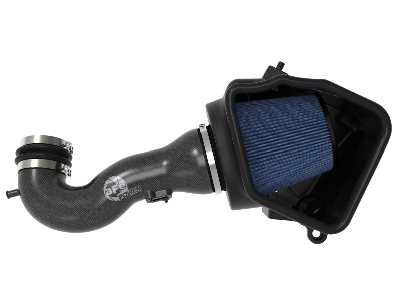 aFe 19-20 GM Trucks 5.3L/6.2L Track Series Carbon Fiber Cold Air Intake System With Pro 5R Filters - Blais Performance Parts