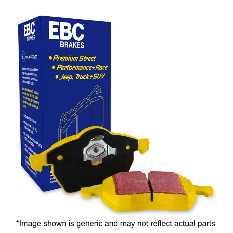 EBC 11-15 Audi Q7 3.0 Supercharged Yellowstuff Rear Brake Pads - Blais Performance Parts