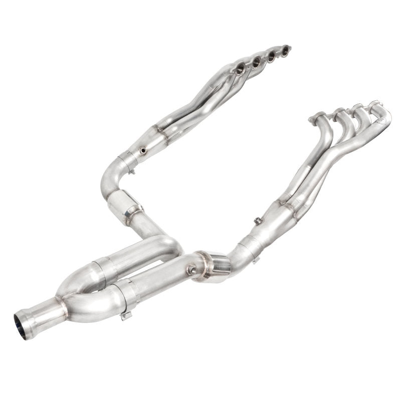 Stainless Works 2007-13 Chevy Silverado/GMC Sierra Headers 1-7/8in Primaries High-Flow Cats Y-Pipe - Blais Performance Parts