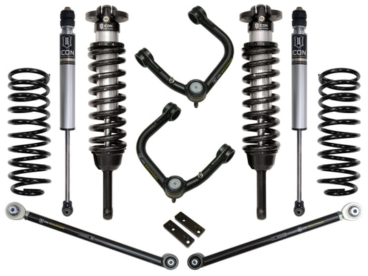 ICON 03-09 Toyota 4Runner/FJ 0-3.5in Stage 3 Suspension System w/Tubular Uca - Blais Performance Parts