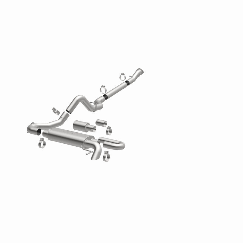 MagnaFlow 2021 Ford Bronco Overland Series Cat-Back Exhaust w/ Single Straight Driver Exit- No Tip - Blais Performance Parts