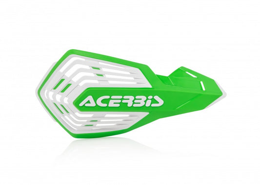 Acerbis X-Force Handguard - Green/White - Blais Performance Parts