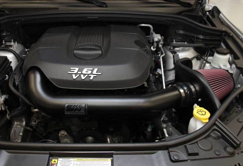 K&N High Flow Performance Intake Kit 11 Jeep Grand Cherokee 3.6L V6 / 11 Dodge Durango 3.6L V6 - Blais Performance Parts