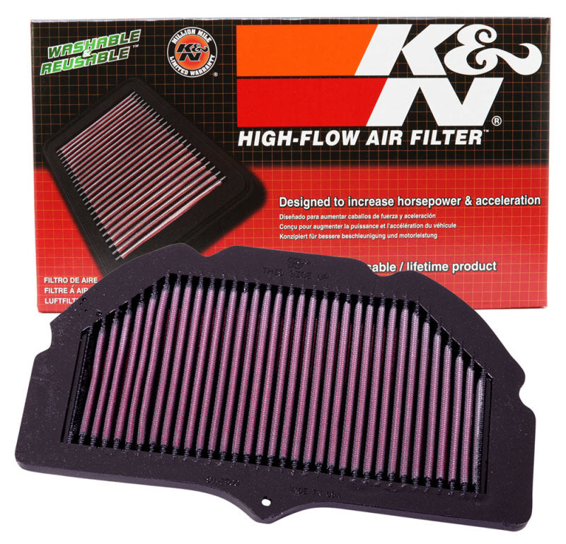 K&N 00-03 Suzuki GSXR6GSXR750 750 / 01-04 GSXR1000 1000 / 01-03 GSXR600 600 Replacement Air Filter - Blais Performance Parts