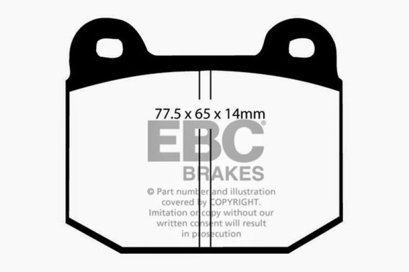 EBC 08+ Lotus 2-Eleven 1.8 Supercharged Redstuff Front Brake Pads - Blais Performance Parts