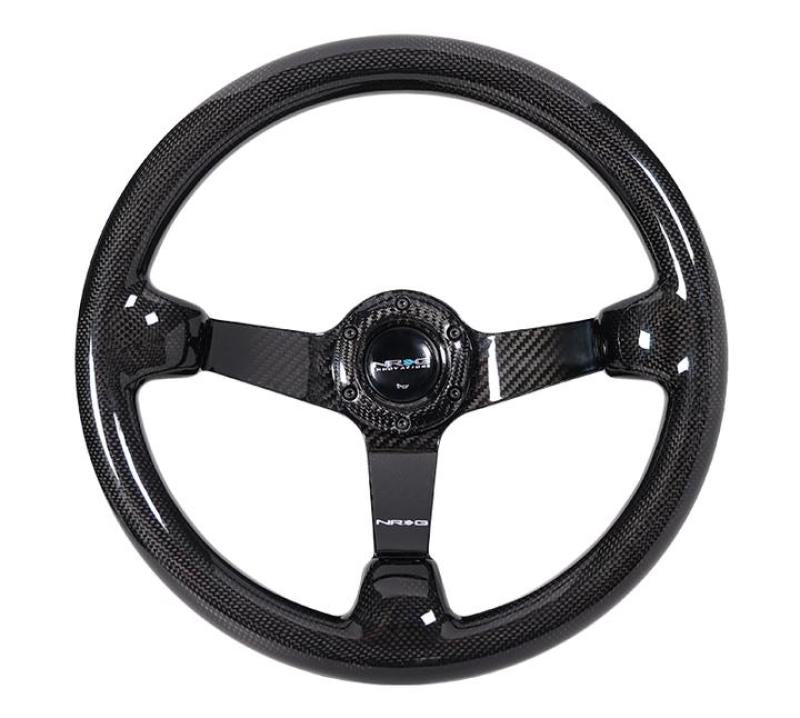 NRG Forged Carbon Fiber Steering Wheel (350mm / 3in. Deep) - Blais Performance Parts