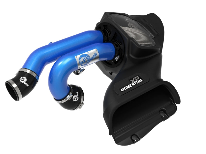 aFe 21-22 Ford F-150 Raptor V6-3.5L(tt) Momentum XP Cold Air Intake System Blue w/ Pro Dry S Filter - Blais Performance Parts