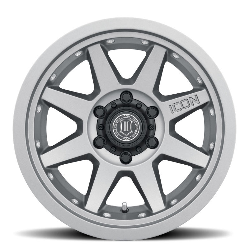 ICON Rebound Pro 17x8.5 5x5 -6mm Offset 4.5in BS 71.5mm Bore Titanium Wheel - Blais Performance Parts