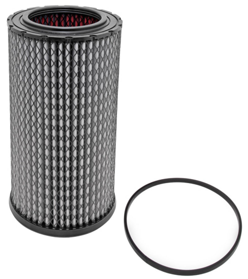 K&N Round Radial Seal 11-3/8in OD 6-7/8in ID 23-1/2in H Reverse Replacement Air Filter - HDT - Blais Performance Parts