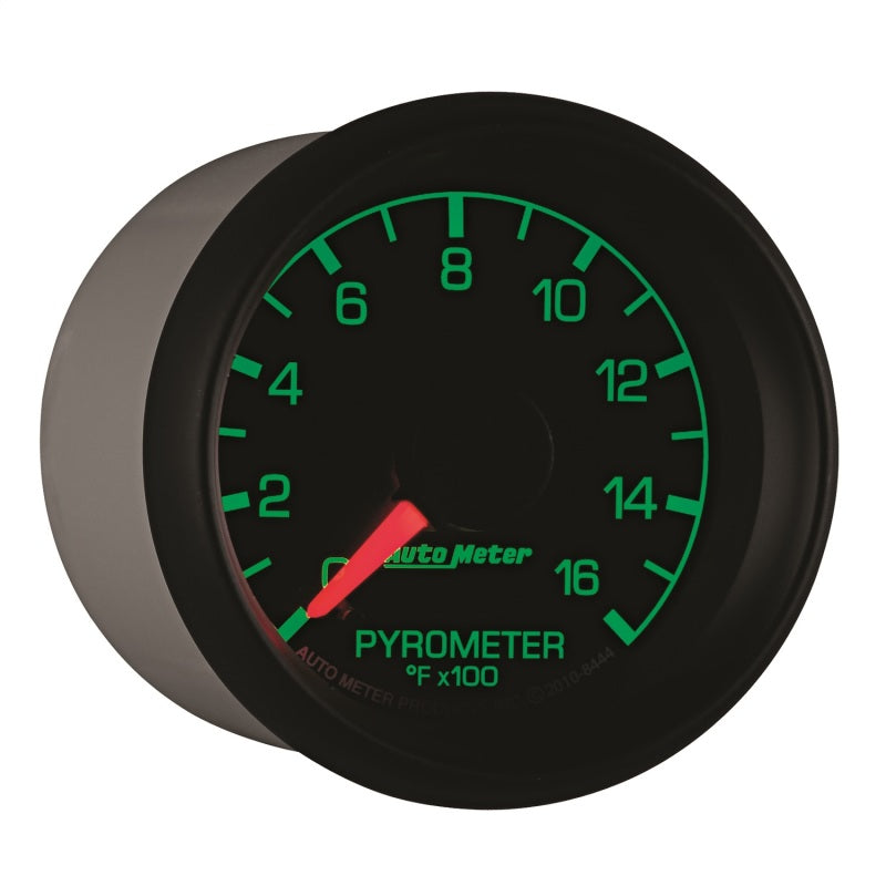 Autometer Factory Match Ford 52.4mm Full Sweep Electronic 0-1600 Deg F EGT/Pyrometer Gauge - Blais Performance Parts