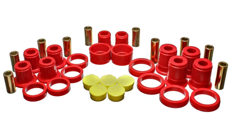 Energy Suspension 02-07 GM SUV Red Rear End Control Arm Bushing Set - Blais Performance Parts