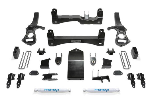 Fabtech 19-21 GM K1500 P/U 6in Basic Sys w/Perf Shks - Blais Performance Parts