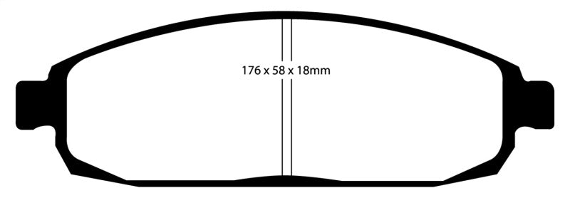 EBC 05-10 Jeep Commander 3.7 Greenstuff Front Brake Pads - Blais Performance Parts